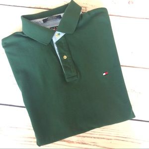 Tommy Hilfiger men’s green polo shirt